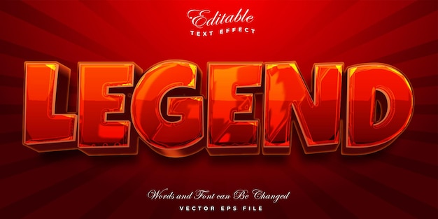 legend text effect