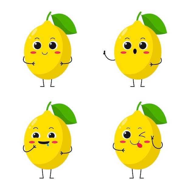 Lemon Cute Character