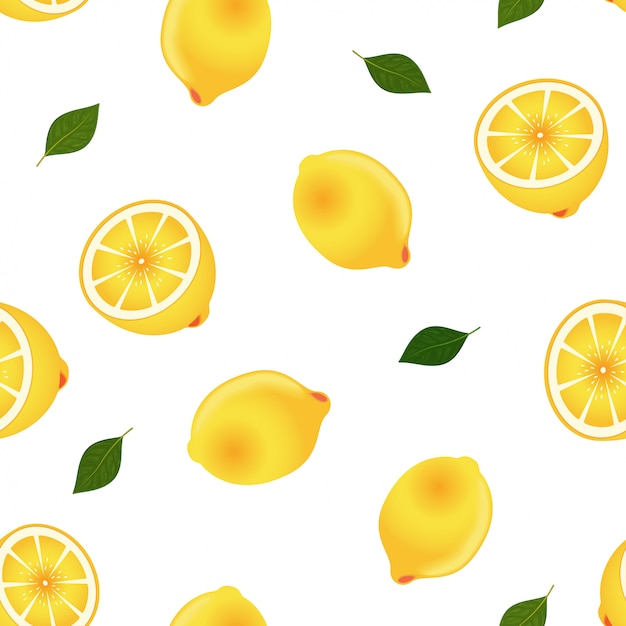 Lemon Fruit Kitchen Pattern