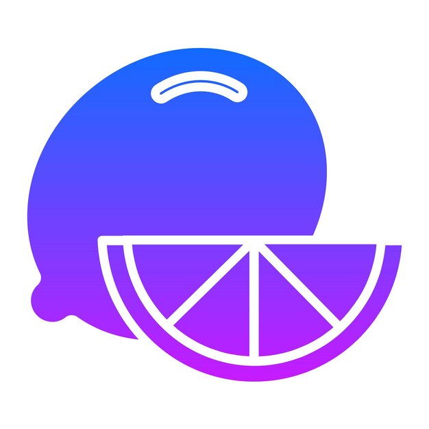 Vector lemon icon