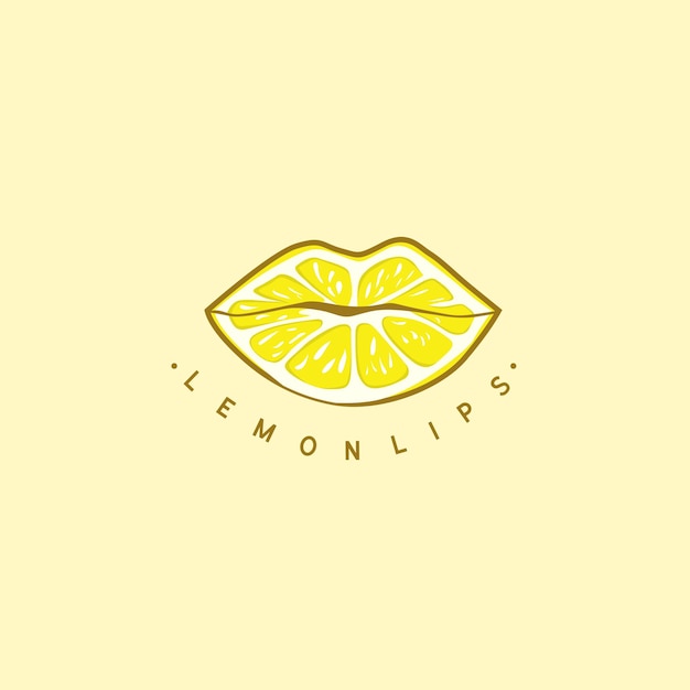 Lemon Lips Art Logo Design