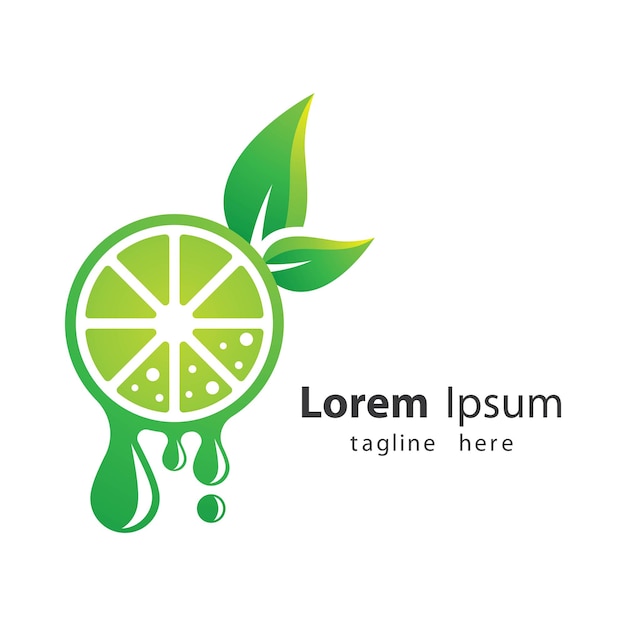 Lemon logo images illustration