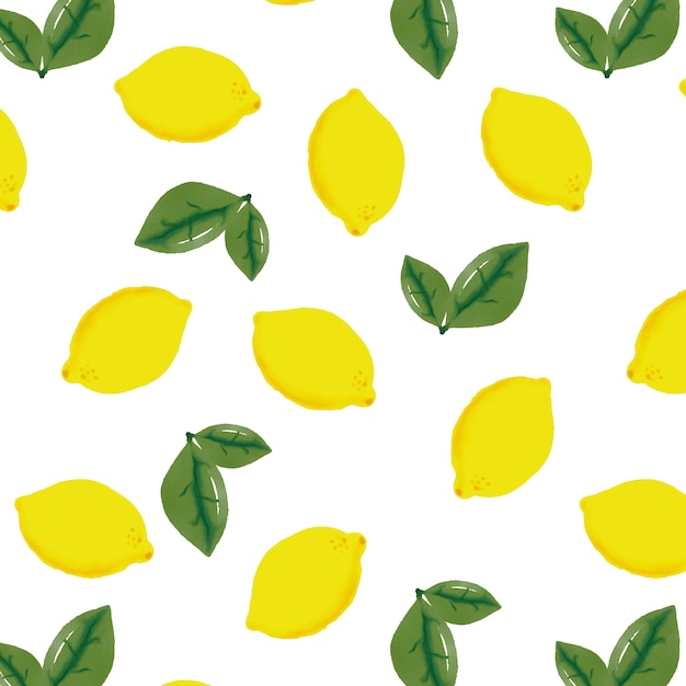 Lemon pattern background