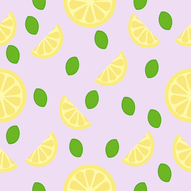 Lemon pattern Vector graphics