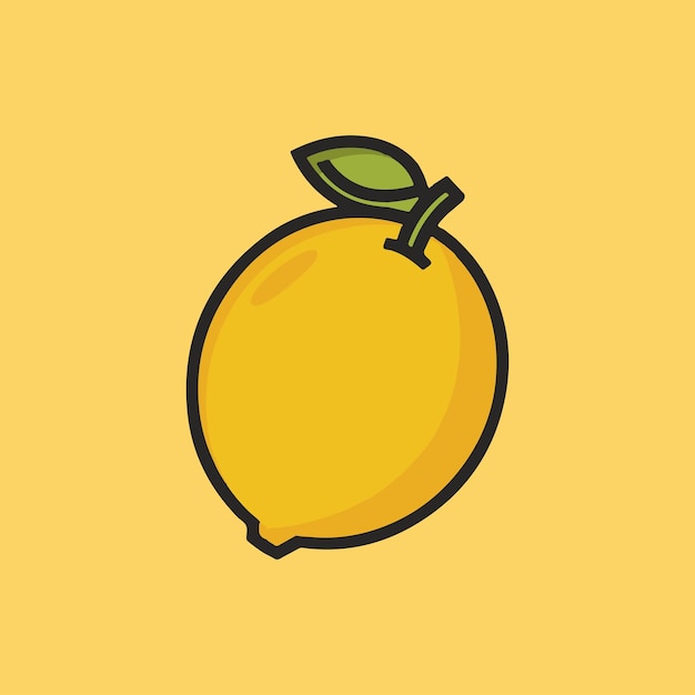 lemon vector illustration