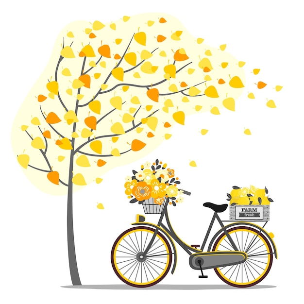 LEMONS BICYCLE AUTUMN