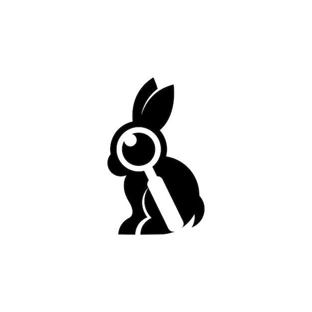 lens rabbit detective logo