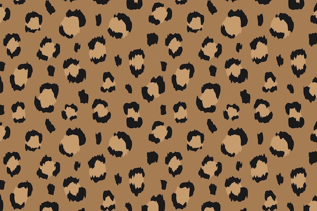 Leopard print seamless pattern