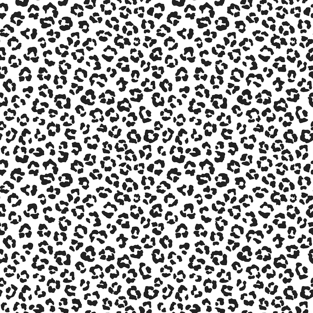 Leopard seamless pattern wild animal print vector african camouflage skin illusration