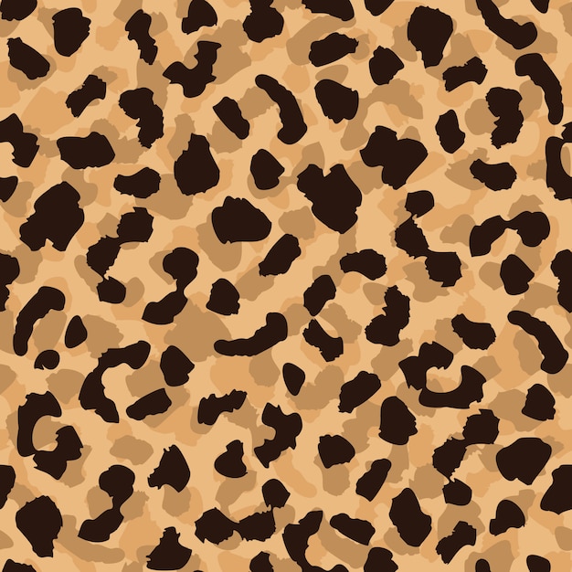 Leopard skin seamless pattern