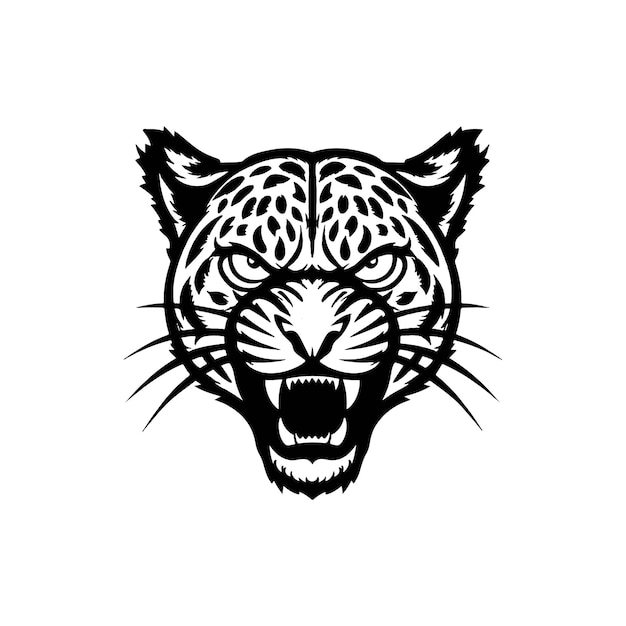 leopard vector illustration design