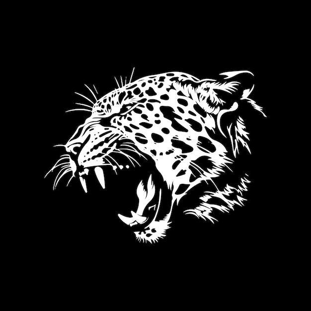 leopard vector illustration design