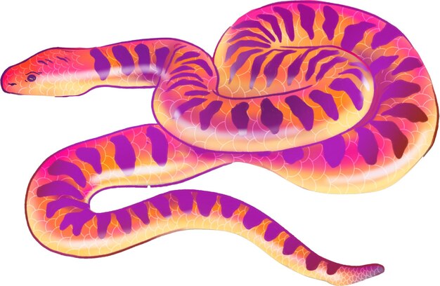 Vector lesbian snake