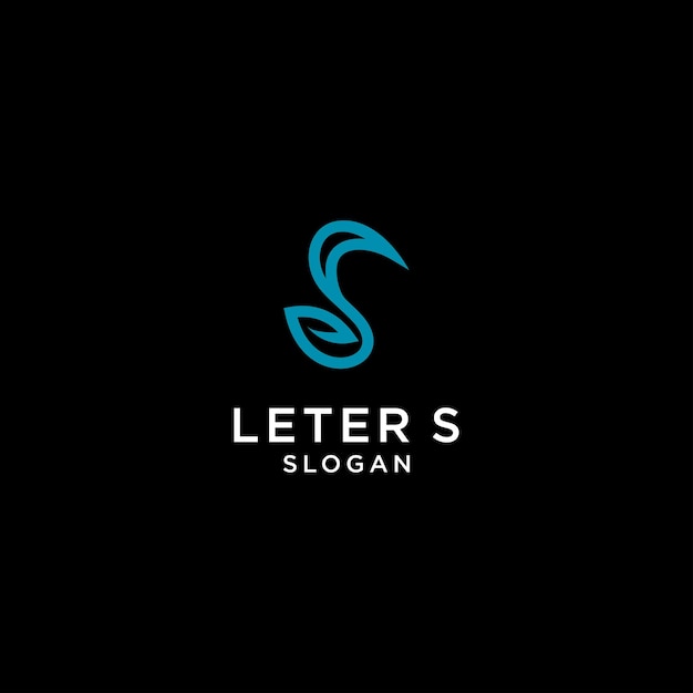 Leter S logo design icon template