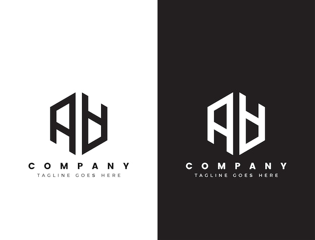 letter aa logo template