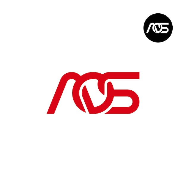 Letter AOS Monogram Logo Design