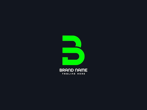 A letter b is written in green on a black background