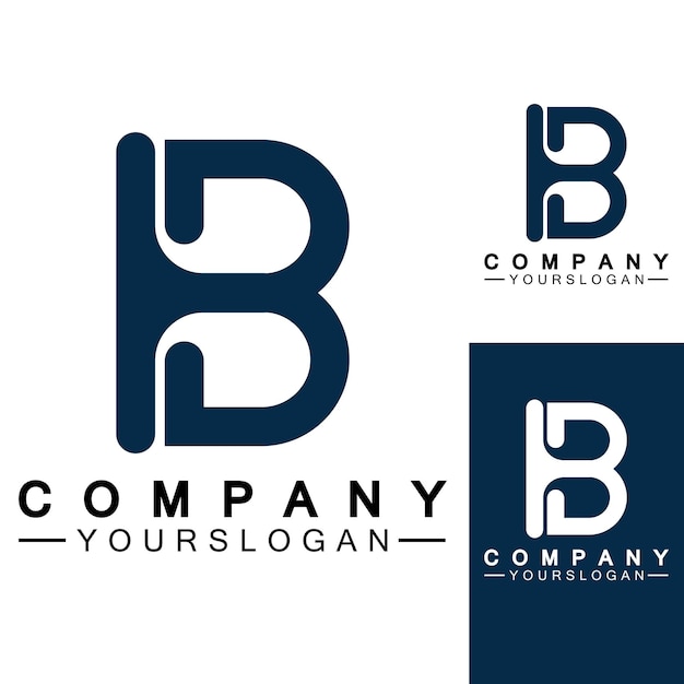 Letter B logo vector letter B business logoModern unique creative B logo design Minimal B initial based vector icon