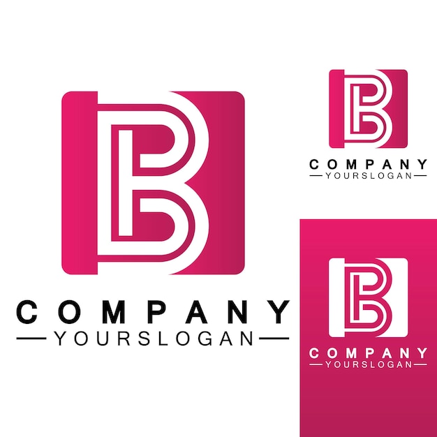 Letter B logo vector letter B business logoModern unique creative B logo design Minimal B initial based vector icon