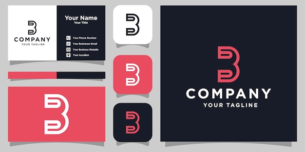 Letter b modern logo design b logo be used for your brand identity or etc