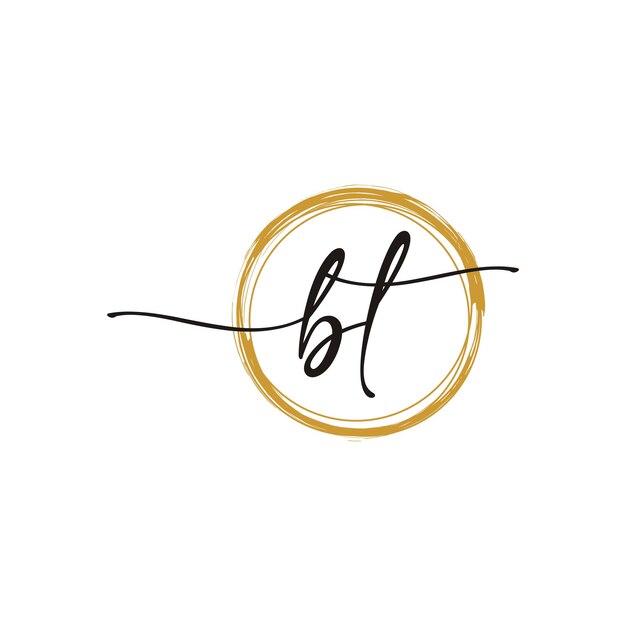 Letter B T Initial Beauty Logo Template