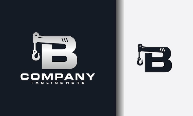 letter B towing logo