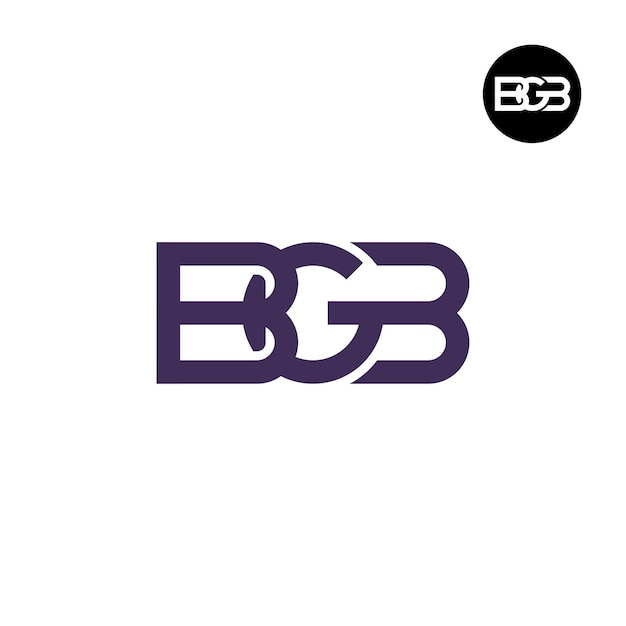 Letter BGB Monogram Logo Design