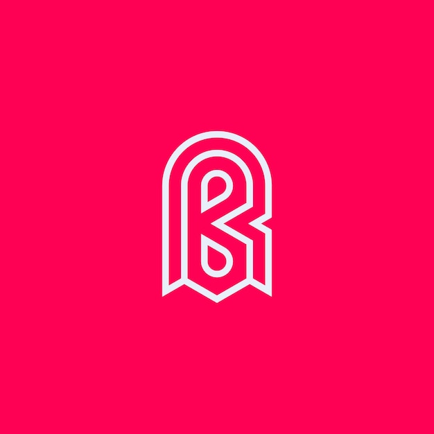 letter BR or RB logo