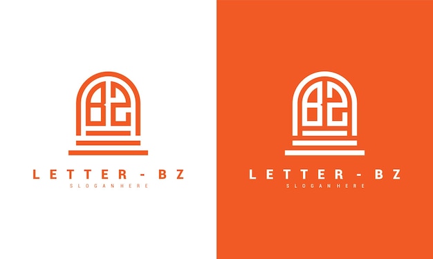 Letter bz logo icon design template premium vector premium vector