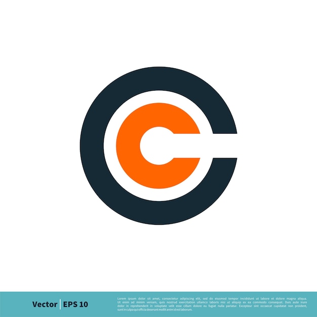 Letter C Circle Icon Vector Logo Template Illustration Design Vector EPS 10