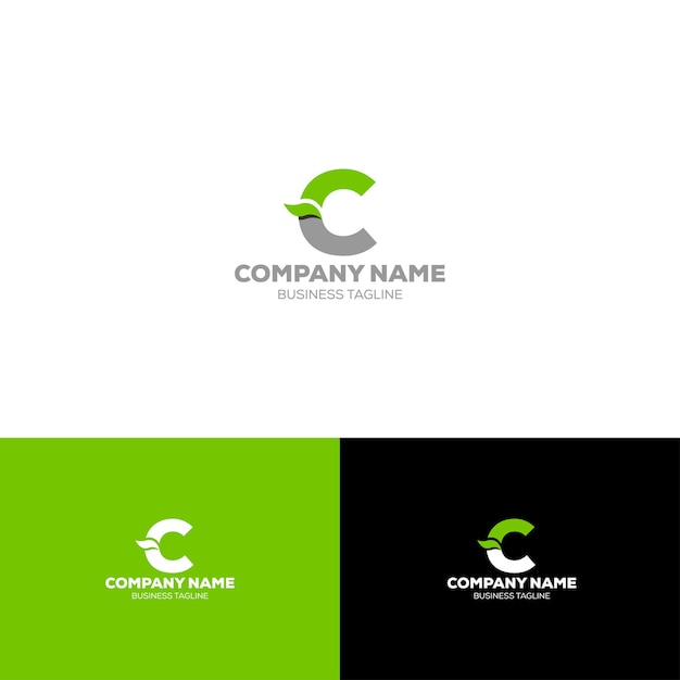 Letter C Organic Logo Template