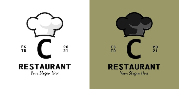 Letter c restaurant logo design