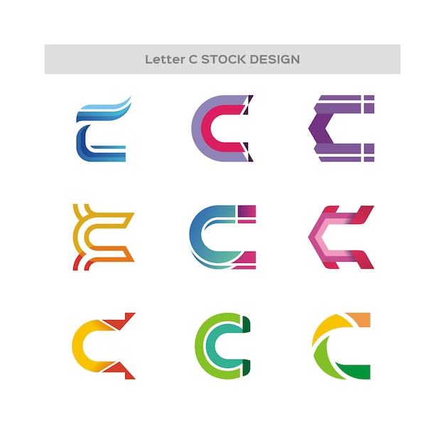 Letter C Stock Design Logo