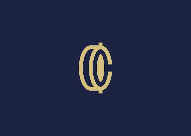 letter c with coin logo icon design vector design template inspiration