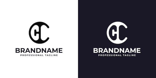 Letter CC Logo suitable for any business with CC initials