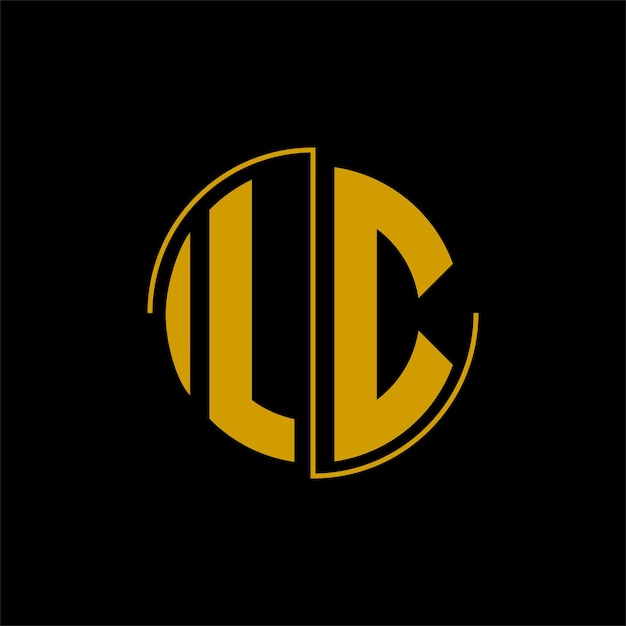 Letter circle logo design 'LC'