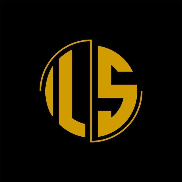 Letter circle logo design 'LS'