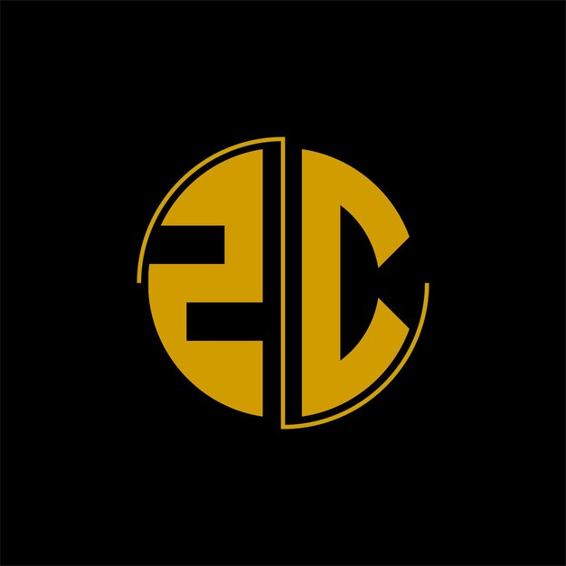 Letter circle logo design 'ZC'