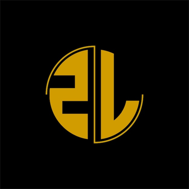 Letter circle logo design 'ZL'