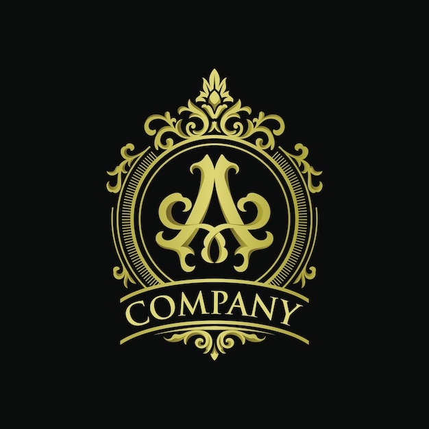 Letter A company vintage logo