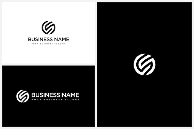 Letter CS and Circle Logo Design