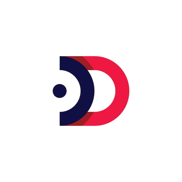 Letter D logo icon design template