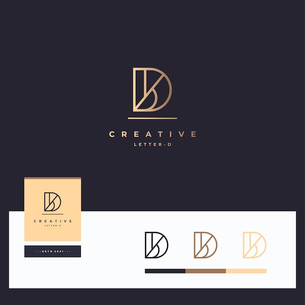 Letter D Logotype