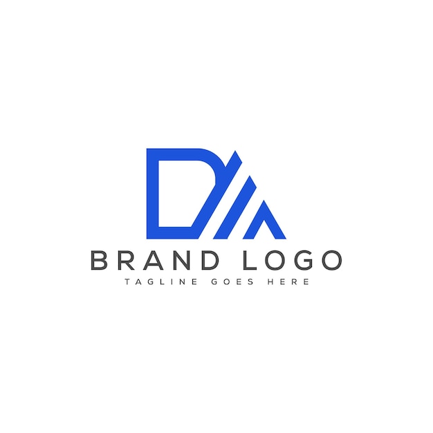 Vector letter da logo design vector template design for brand