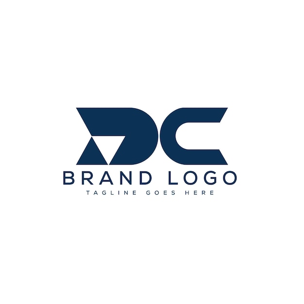 letter DC logo design vector template design for brand