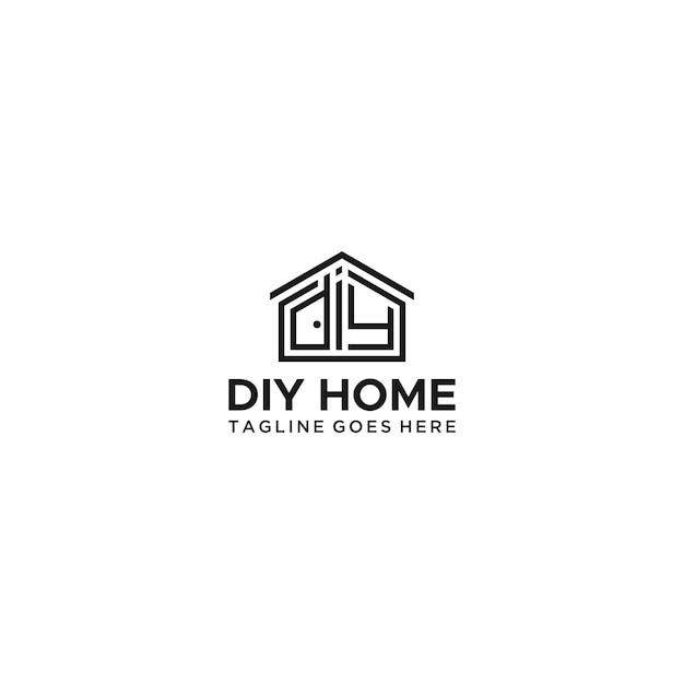 Letter DIY home creative logo design