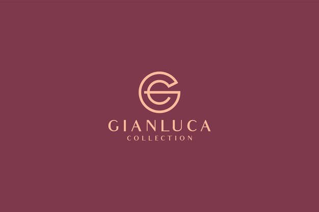 Letter G and C Simply Minimalist Luxury Logo for Fashion Boutique Business