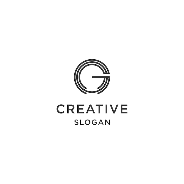 Letter g logo icon design template vector illustration