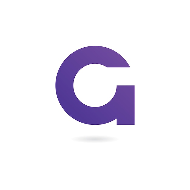 Letter G logo vector template element