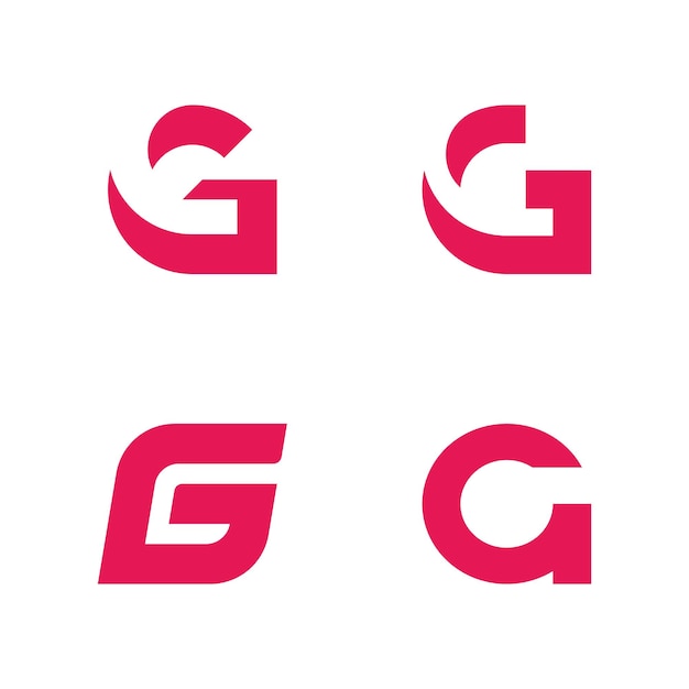 Letter G logo vector template element